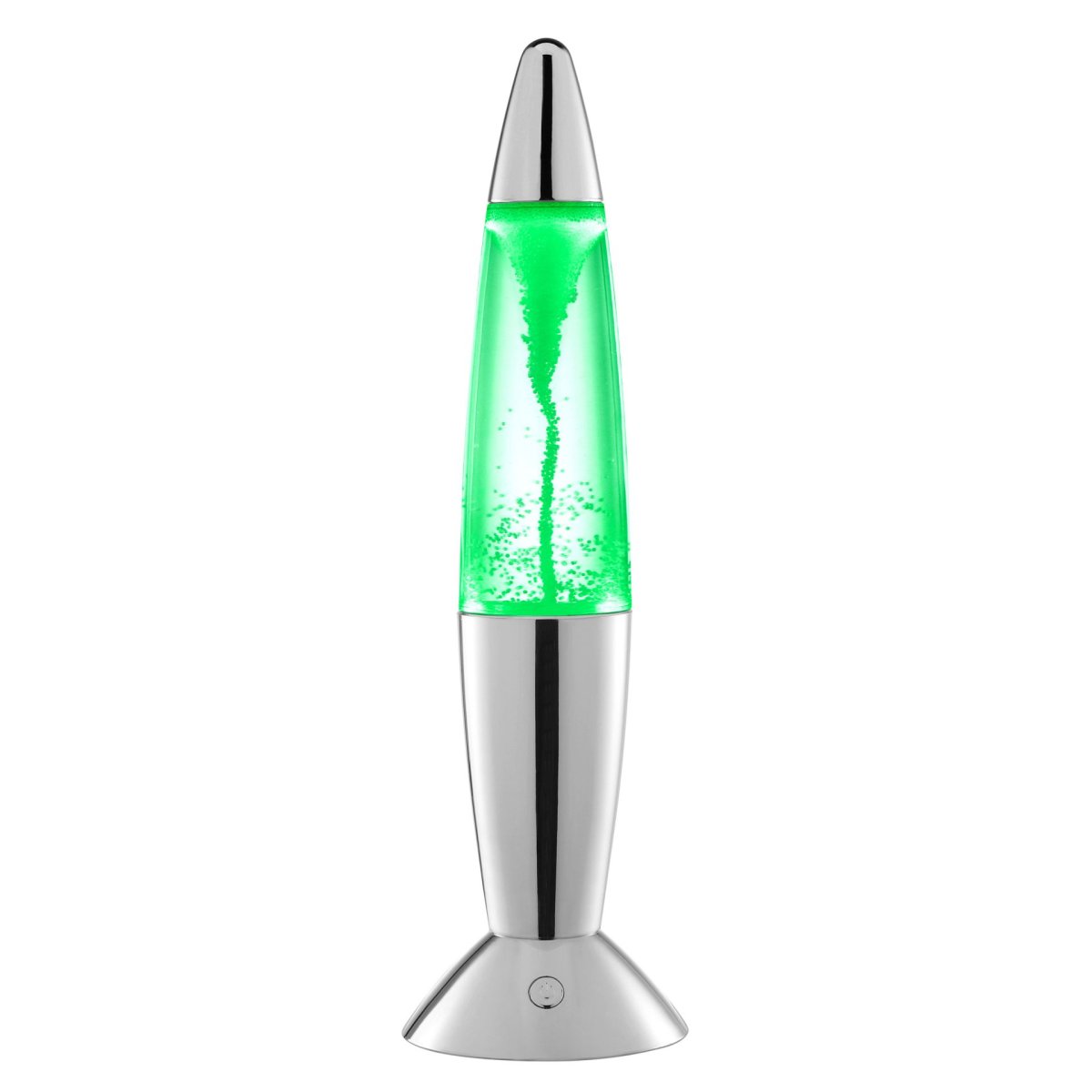 Stormlight 36cm Chroom kinderlamp Van Brilliant - De lamp is eenvoudig te bedienen met een drukknop op de voet en is een opvallende blikvanger op je bureau, plank of dressoir.