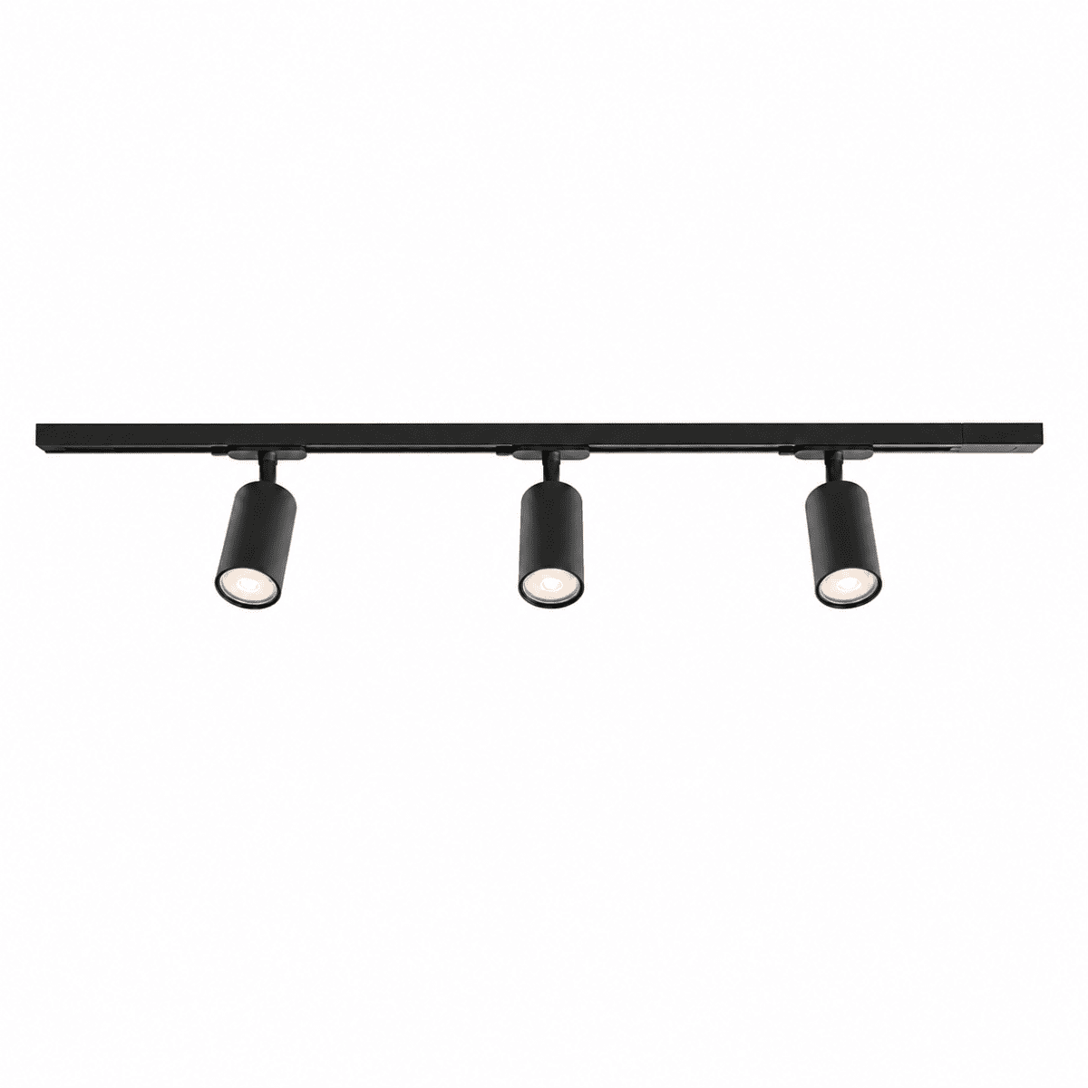 Forma 3-set Zwart Van Nordic Lighting - De rails kunnen op elke gewenste lengte worden ingekort.
