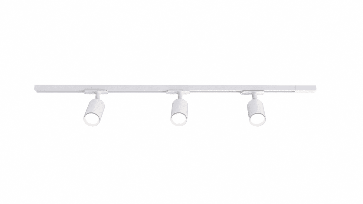 Forma 3-set Wit Van Nordic Lighting - De rails kunnen op elke gewenste lengte worden ingekort.