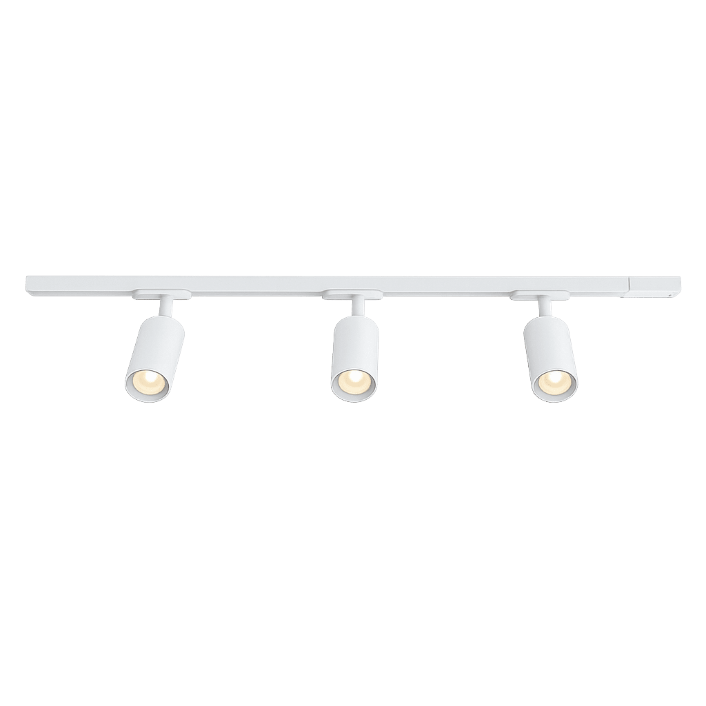 Forma 3-set Wit Van Nordic Lighting - De rails kunnen op elke gewenste lengte worden ingekort.