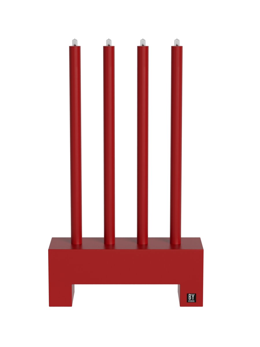 Twinkle ROOD Van By Rydéns - Met een hoogte van 50 cm en een lengte van 30 cm trekt Twinkle de aandacht in elke omgeving.