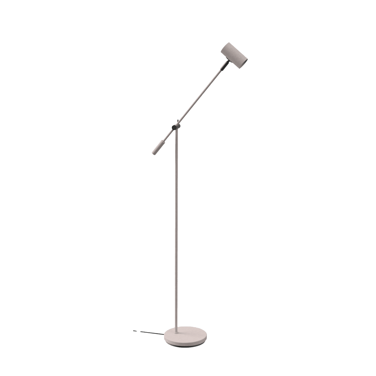 Tyson Vipp Zand vloerlamp Van Belid - De Tyson vloerlamp heeft een stijlvol design, gemaakt van metaal in een matte zand/beige kleur.