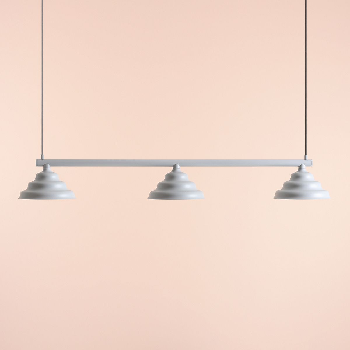 Wave 106cm Blauw hanglamp Van Artera - Wave is een moderne hanglamp met een retrodesign, waardoor het een veelzijdige lamp is die in elk huis past.