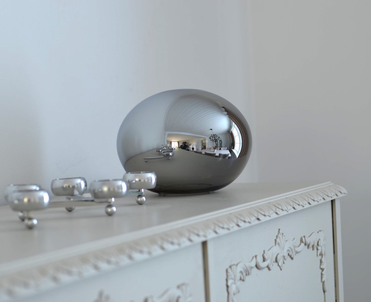 Globus 18cm Rookkleurig tafellamp Van Aneta Lighting - 