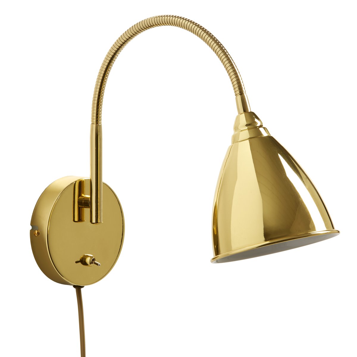 Smögen Messing leeslamp Van Armaturhantverk - De voet en de lamp zijn zowel een functionele als decoratieve toevoeging aan uw huis.