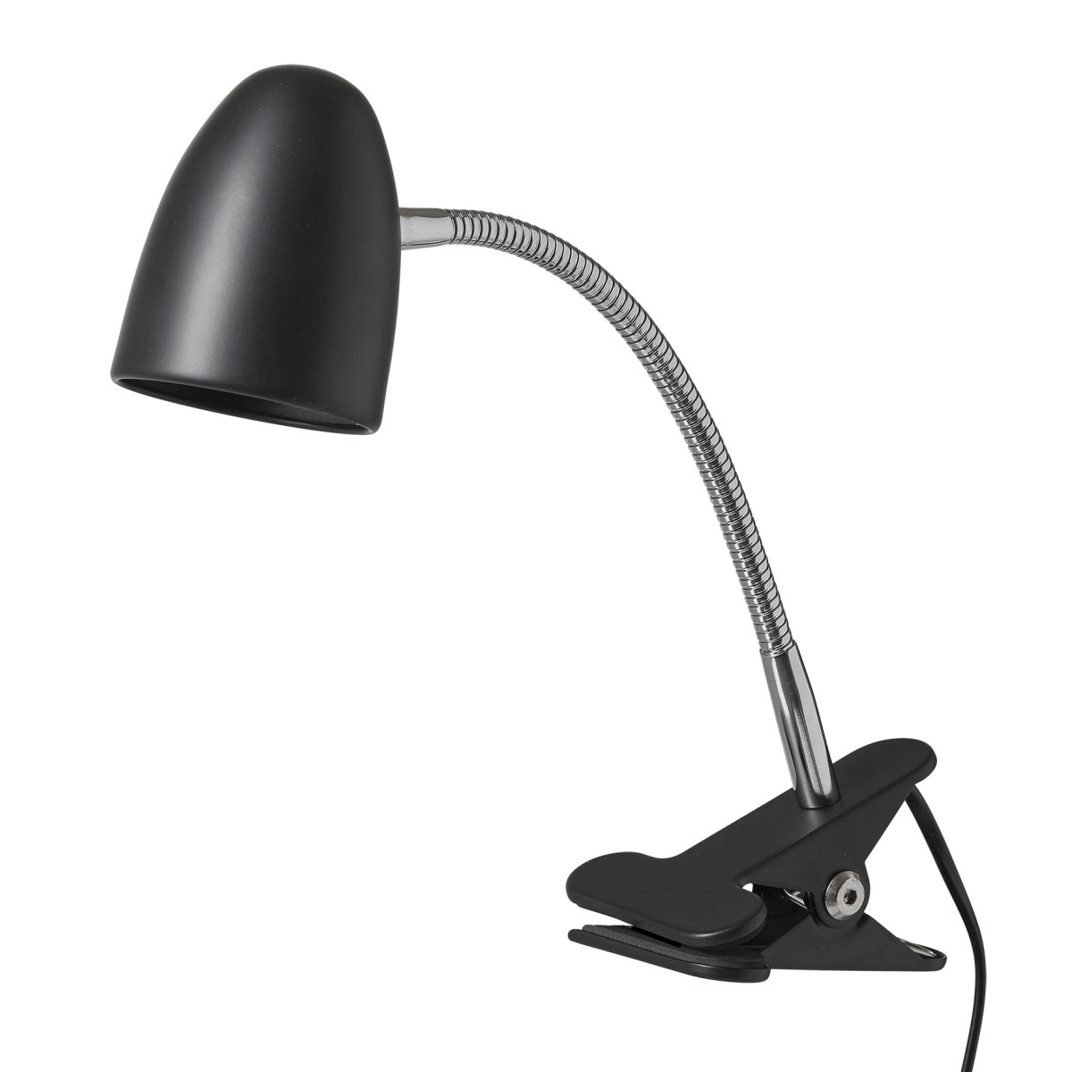 Koster Zwart klemlamp Van Armaturhantverk - Deze praktische en stijlvolle klemlamp in het zwart geeft u flexibele verlichting waar u het nodig heeft.