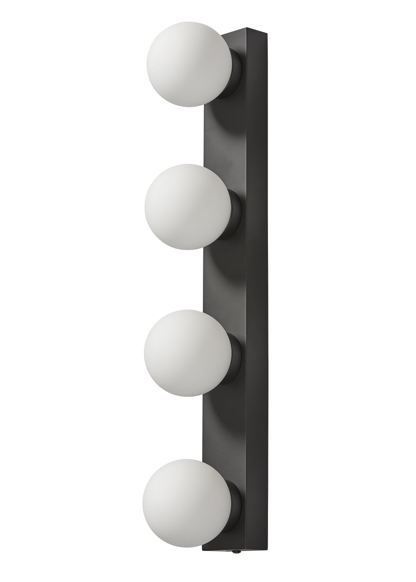 Sandhamn 50cm Zwart badkamerlamp Van Armaturhantverk - De Sandhamn badkamerwandlamp is een stijlvolle en functionele verlichtingsoplossing die uw badkamer een luxe tintje geeft.