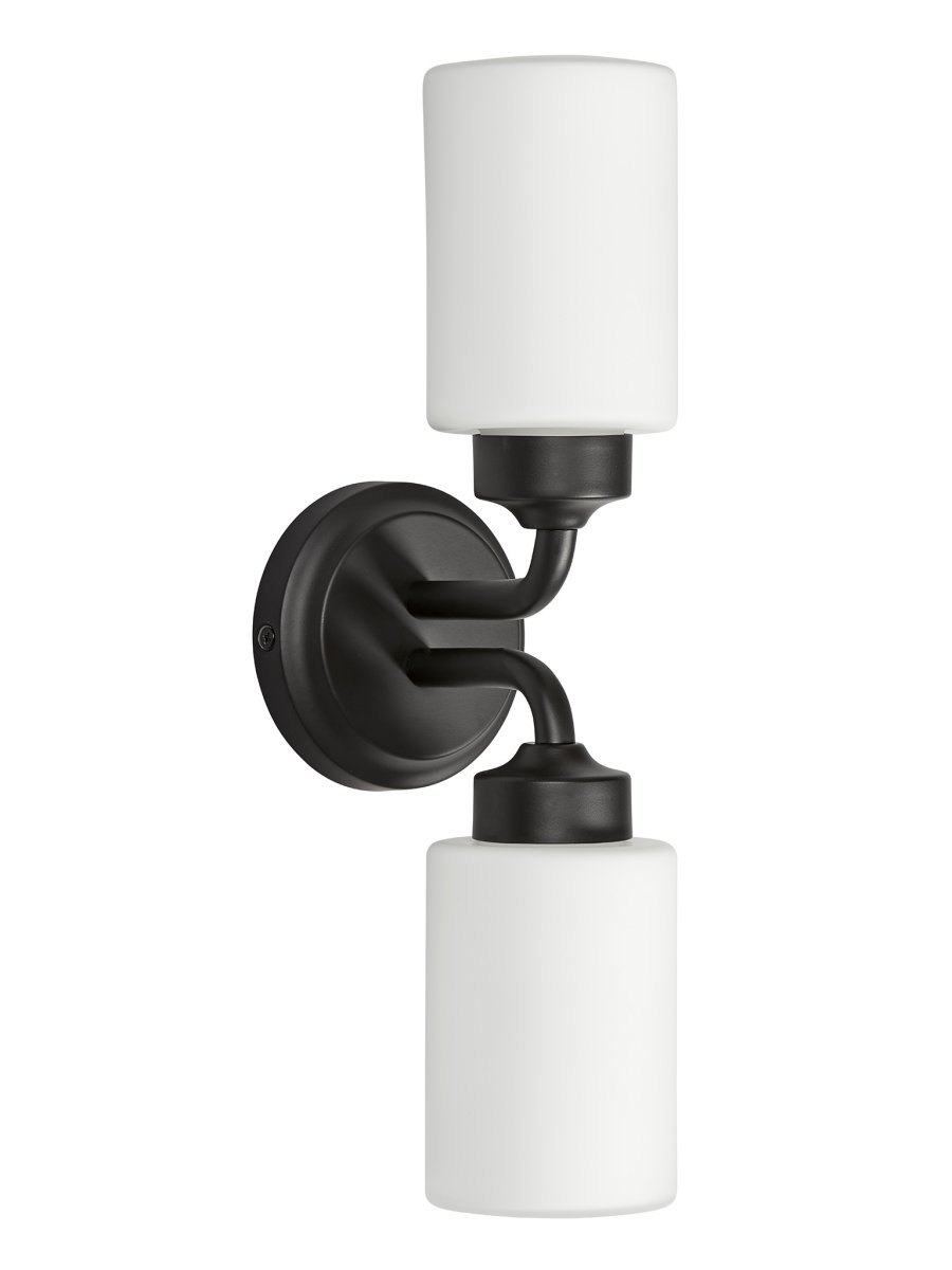Boda 36cm Zwart badkamerlamp Van Armaturhantverk - De lamp heeft een IP44-classificatie, waardoor hij veilig en betrouwbaar is voor gebruik in vochtige ruimtes.