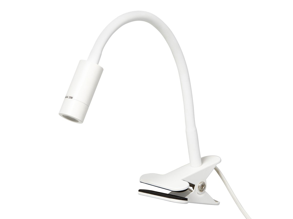 Arholma Wit klemlamp Van Armaturhantverk - Dankzij de sterke klem kunt u de lamp op verschillende oppervlakken bevestigen, voor maximale flexibiliteit.