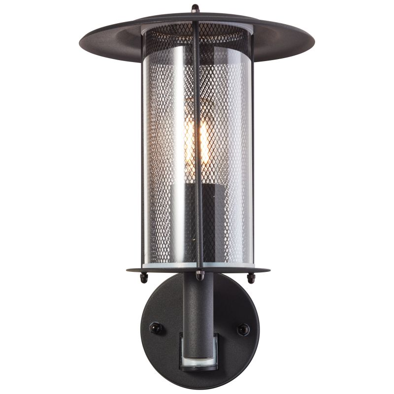 Detroit Zwart buitenlamp Van Brilliant - Detroit is een stijlvolle en functionele wandlamp die perfect is voor het verlichten van de oprit, het terras of de tuin.