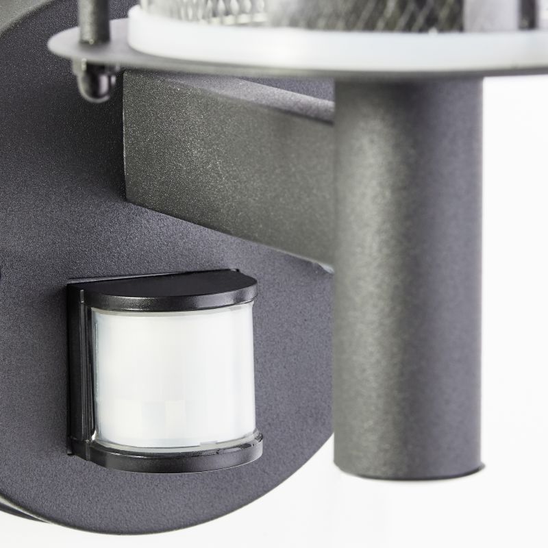 Detroit Zwart buitenlamp Van Brilliant - Detroit is een stijlvolle en functionele wandlamp die perfect is voor het verlichten van de oprit, het terras of de tuin.