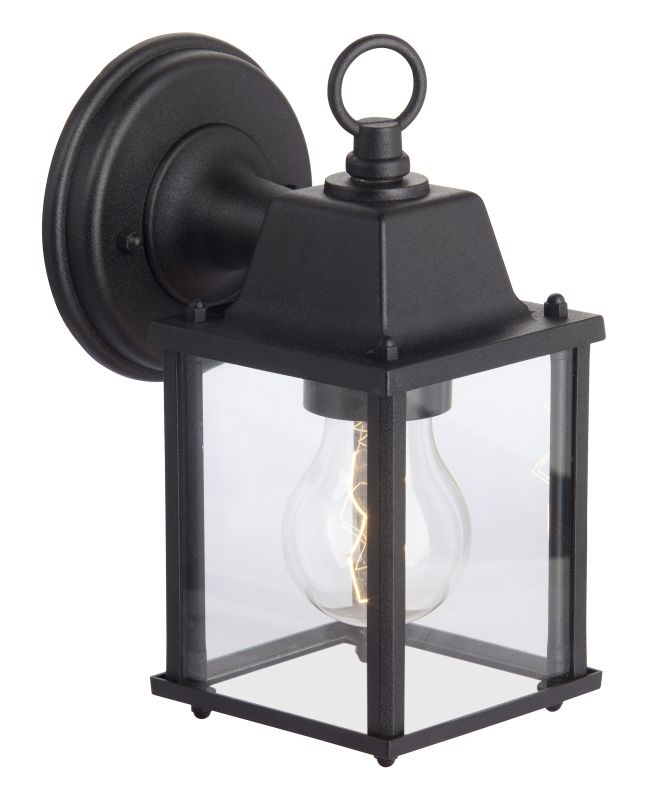  Irvin Zwart buitenlamp Van Brilliant - Wandlamp Irvin zorgt voor veilige en aangename verlichting bij de entree tijdens de donkere maanden van het jaar.
