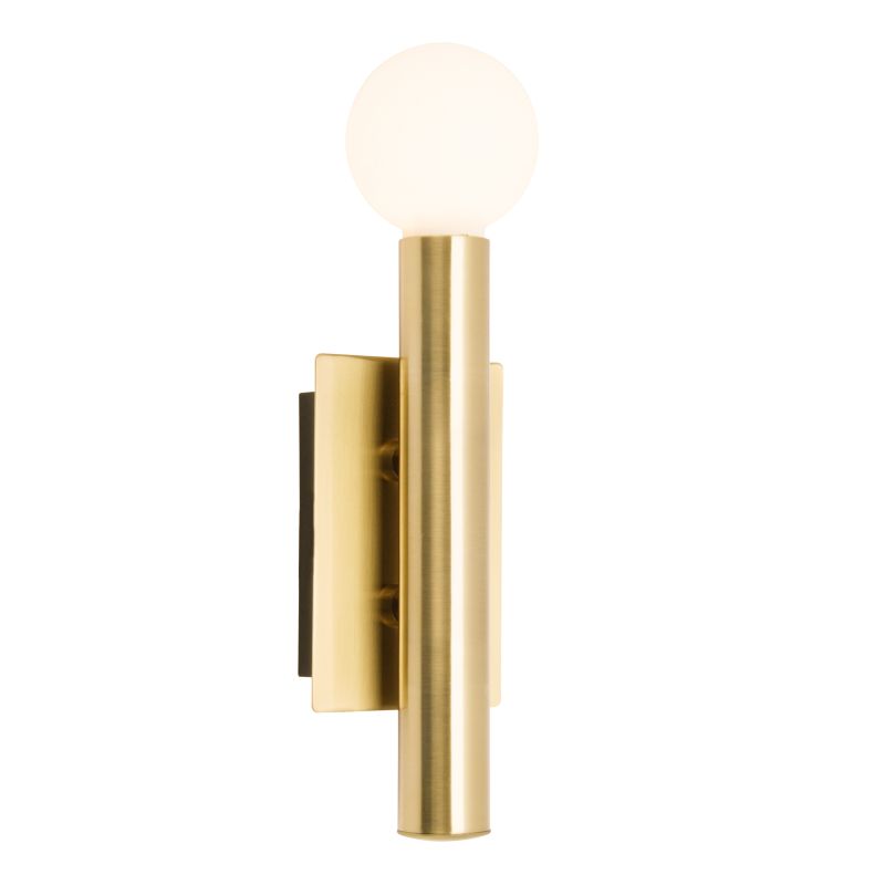 Lucky 25cm Antiek messing wandlamp Van Brilliant - Lucky is een stijlvolle wandlamp die zowel als aanvulling op de algemene verlichting als als decoratieve sfeerverlichting gebruikt kan worden.