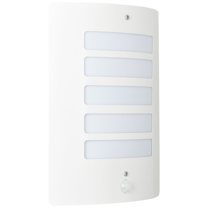 Todd Wit buitenlamp Van Brilliant - Todd is een veelzijdige wandlamp die zowel decoratieve gevelverlichting als een veilige entree kan bieden.