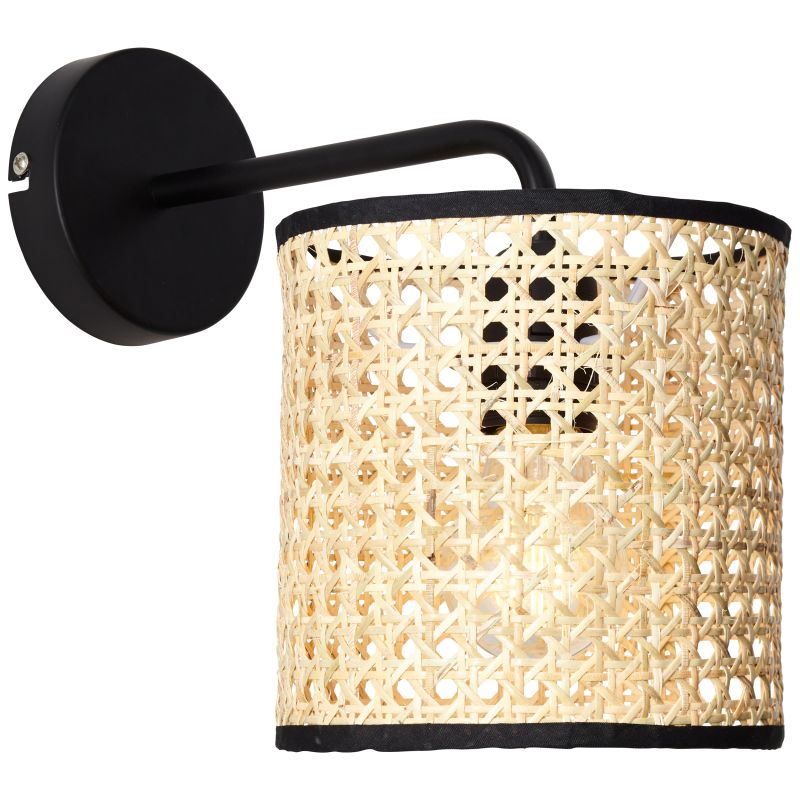Wiley 30cm Natuur wandlamp Van Brilliant - Hij past zowel in de woonkamer en slaapkamer als in de hal en draagt bij aan een aangename sfeer in huis.