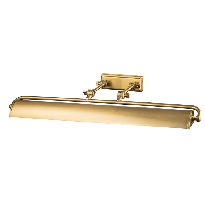 Winchfield 70cm Antiek messing Van Elstead Lighting - Het stevige stalen frame met verstelbare armen en prachtig geplateerde oppervlakken zorgt voor een hoge mate van duurzaamheid.