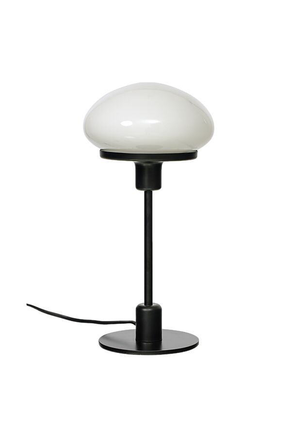 New August 36cm Zwart tafellamp Van Aneta Lighting - Nieuwe stijlvolle tafellamp August in een klassiek model met een moderner design.