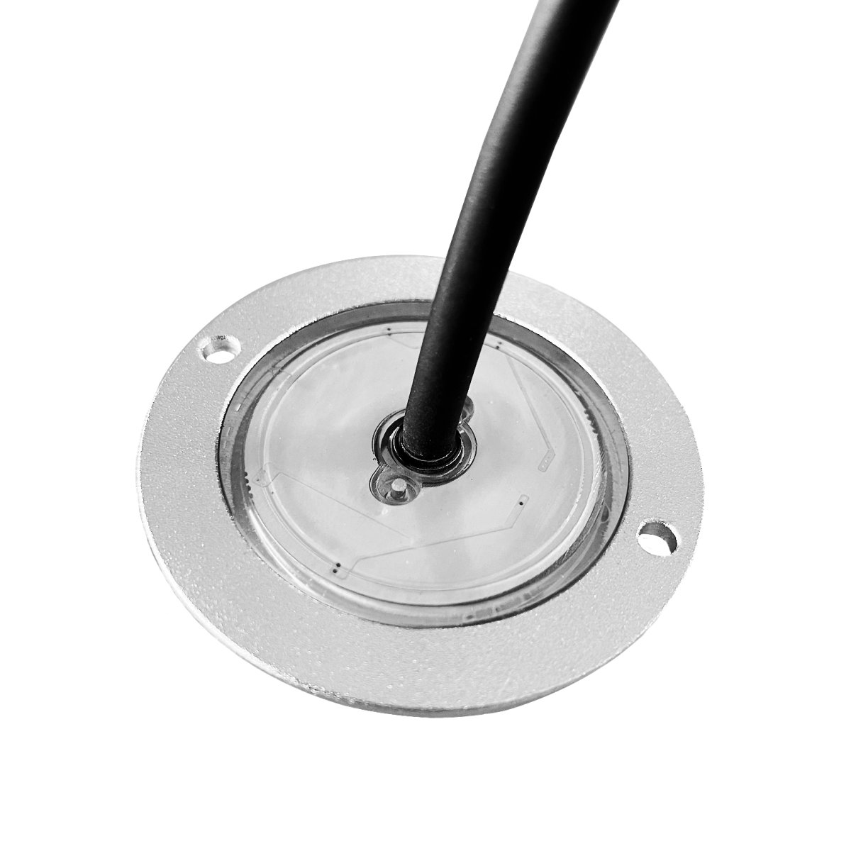 Zenit Zilver Van Lightson - Een unidirectionele wand- en terrasarmatuur die met zijn decoratieve warmwitte licht een uitstekende keuze is voor gevels, schuttingen, muren, terrassen en vlonders.