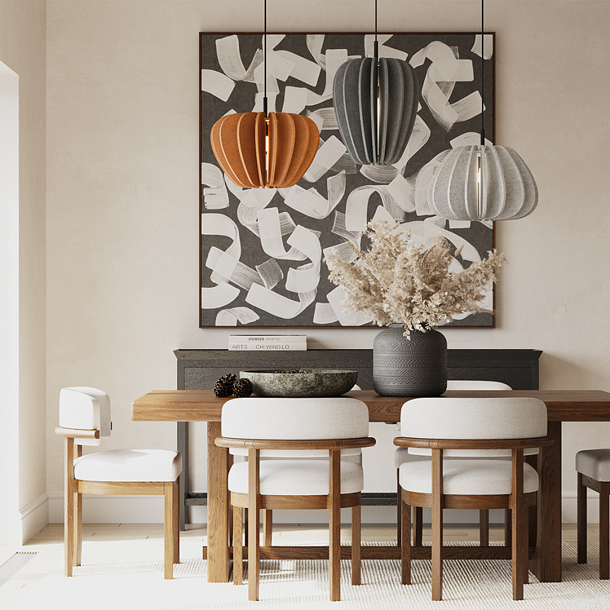 Cambio Ø48 Lichtgrijs hanglamp Van Maytoni - De serie is verkrijgbaar in diverse kleuren en vormen en kan dankzij de 3 meter lange kabel in hoge ruimtes worden opgehangen - Ideaal voor creatieve lichtinstallaties die de sfeer van de kamer weerspiegelen.