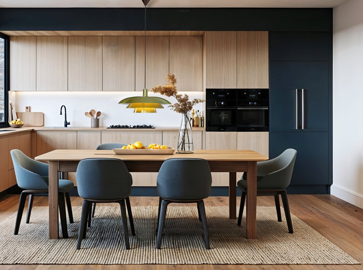 Epsilon Ø45 Mat messing hanglamp Van Aneta Lighting - De Epsilon wordt geleverd met twee sets decoratieve ringen en knoppen.