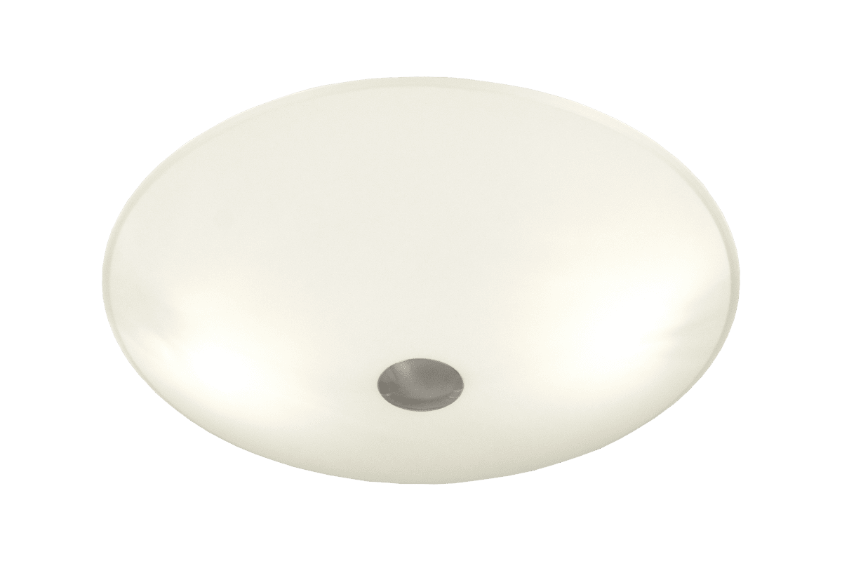  Iglo Ø34 Wit plafondlamp Van Aneta Lighting - De kap heeft een licht schelpvormige vorm en past dankzij de metalen details in elk interieur dankzij het tijdloze design.